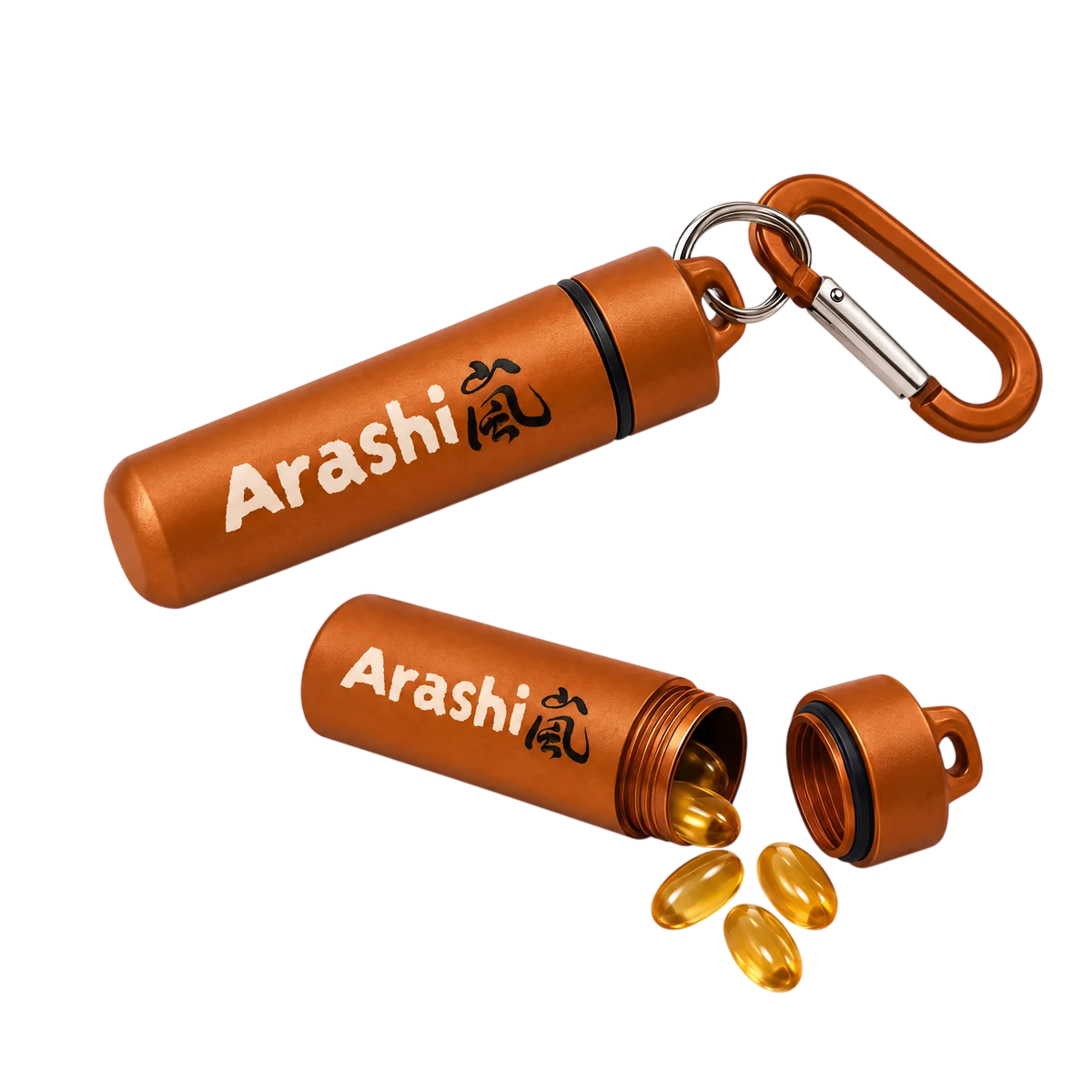 Travel Keychain Container